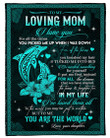 Dolphins I Love You For All The Times Daughter Gifts For Mom Fleece Blanket