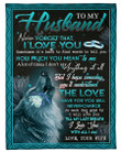 I Will Love You Till My Last Breath Lovely Message Gifts For Husband Fleece Blanket
