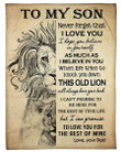 To My Son I Can Promise To Love You For The Rest Of Mine Gifts From Dad Fleece Blanket