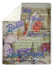 Meaningful Messages From Friends With Loves For Close Friends Fleece Blanket
