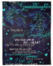To My Granddaughter You Are Special Granddaughter I Love With All My Heart Fleece Blanket