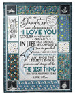 Love You To The Moon And Back Gifts From Mom Fleece Blanket
