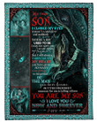 Dragon Love Message Of Mom To Son Trending For Family Fleece Blanket
