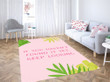 Pastel Quote Girl Kate Spade New York Carpet Rugs Bold Patterns Tasteful Style Livingroom Decor