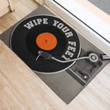 Dj Wipe Your Feet Printed Doormat Home Decor