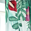 3d Flamingos And Leaves Printed Window Curtain Home Decor For Mom