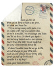Customized Name Loving Letter Thank For All You Do Fleece Blanket Gift For Lolly Sherpa Blanket