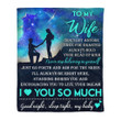 Fleece Blanket Gift For Wife I Love You So Much