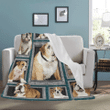 3d Funny English Bulldog Dog Lover Gift Fleece Blanket