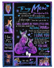 Fox Fleece Blanket Gift For Mom You Are The World