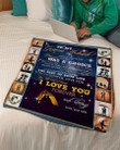 Camping To My Husband Meeting You Was A Fate Fleece Blanket