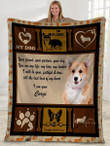 You Are My Life Corgi Dog Fleece Blanket