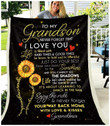 Grandson You Are My Sunshine Blanket Your Way Back Home With Love