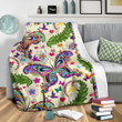 Butterfly Colorful Indian Style Fleece Blanket