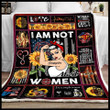 Blanket Gift For Firefighter I'm A Simple Women