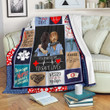 It's A Beautiful Day To Save Lifes Nurse Fleece Blanket