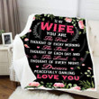 You're The First Thought Of Every Morning Giving Wife Blanket