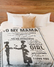 Daughter Giving Mama You'll Always Be My Loving Mother Fleece Blanket