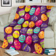 For Kids Easter Eggs Pattern Print Design Fleece Blanket