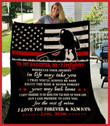 Blanket Gift For Firefighter Daughter Love You For The Rest Of Mine