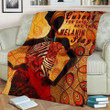 African Culture Clix Custom Design Fleece Blanket For Girls