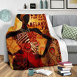 African Culture Clix Custom Design Fleece Blanket For Girls