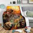 African Culture Cviii Custom Design Fleece Blanket