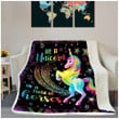 Blanket Gift For Unicorn Lovers Be A Unicorn In A Fteld Of Horses