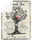 Thank You Led Zeppelin Special Gift For Friends Sherpa Blanket