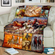 Horse Xxi Custom Design Fleece Blanket