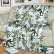 Cool Tree Rainforest Pattern Print Design Fleece Blanket