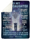 Mamaw To Granddaughter Customized Name Lion Always Be There To Love You Fleece Blanket Sherpa Blanket