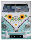Lovely Phone Case Hippie Bus Gift For Friends Fleece Blanket