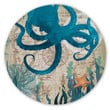Octopus Love Vintage Printed Round Beach Towel