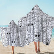 A Parliament Of Owls Printed Hooded Towel