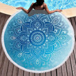 Mandala Table Meditation Printed Beach Towel Blanket