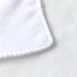 Black Bee Patterns White Printed Hooded Towel