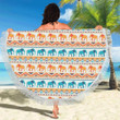 Elephant Aztec Ethnic Pattern Printed Round Beach Towel