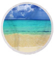 Palm Bay Printed Round Beach Towel