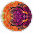 Bohemian Mandala Concept Graphic Printed Round Beach Towel
