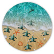 Happy Hatchlings Ocean Printed Round Beach Towel