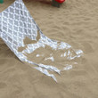 Sea Turtle Lighthouse Printed Round Beach Towel