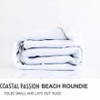 Copacabana Liquid Pattern Printed Round Beach Towel