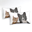 Cute Dog And Cat Duvet Cover Bedding Set