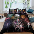 3d Firework Themed Duvet Cover Bedding Set