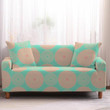 Eshita Mandala Pink And Teal Background Sofa Couch Cover