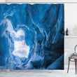Glacier Frozen Cave View Shower Curtain Home Decor