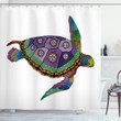 Sea Turtle Animal Unique Pattern Printed Shower Curtain