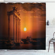 Sunset Antique Style Monument Shower Curtain Home Decor