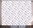 Balloons With Hearts Printed Window Curtain Home Decor